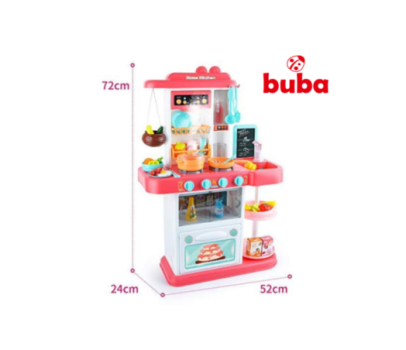 Παιδική κουζίνα Buba Home Kitchen, 43 μέρη, 889-164, ροζ