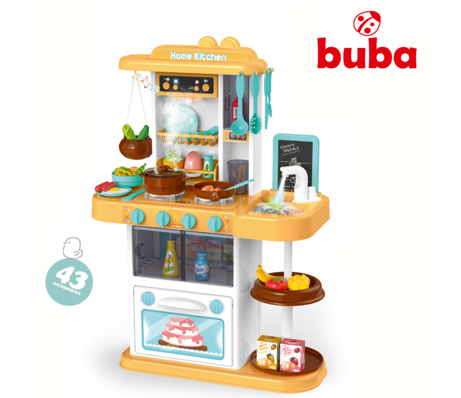 Παιδική κουζίνα Buba Home Kitchen, 43 μέρη, 889-163, πορτοκαλί