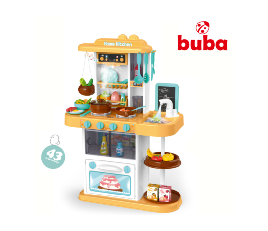 Παιδική κουζίνα Buba Home Kitchen, 43 μέρη, 889-163, πορτοκαλί