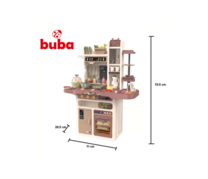 Παιδική κουζίνα Buba Modern Kitchen, 65 τεμάχια, 889-212, ροζ