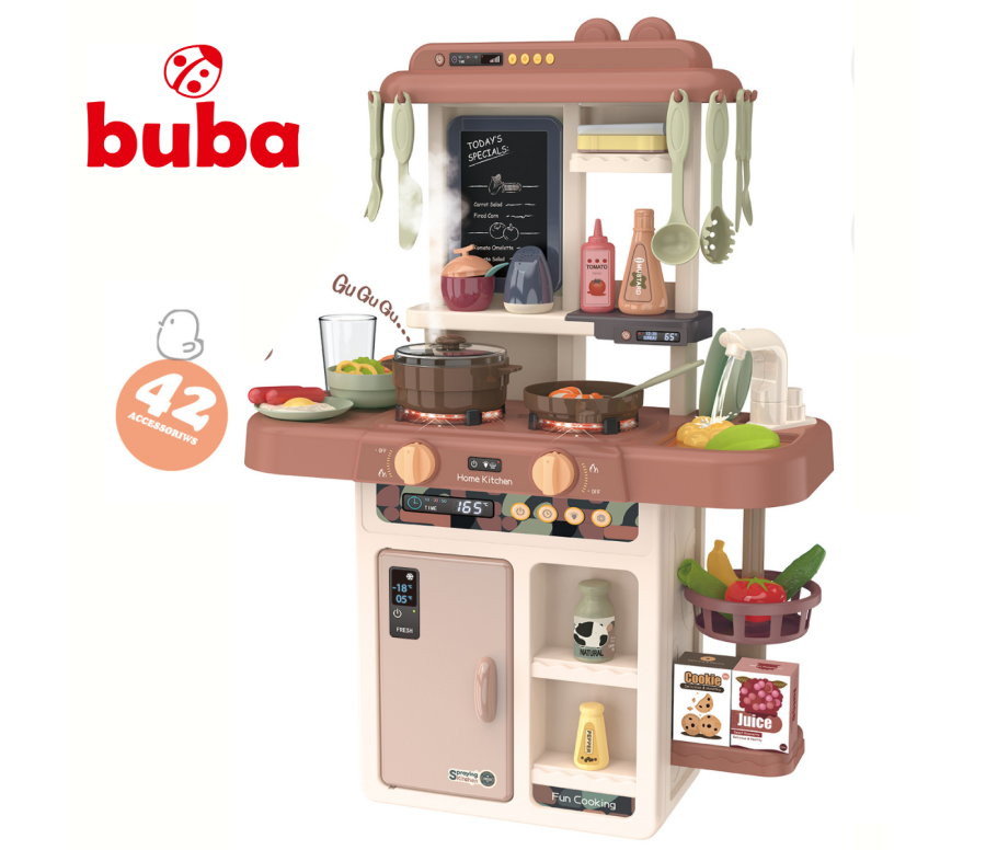 Παιδική κουζίνα Buba Home Kitchen, 42 τεμάχια, 889-188, ροζ Παιδική κουζίνα Buba Home Kitchen, 42 τεμάχια, 889-188, ροζ