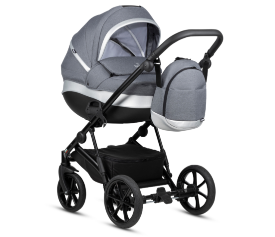 Бебешка количка Zaza 2 2в1, 021 Dark Grey