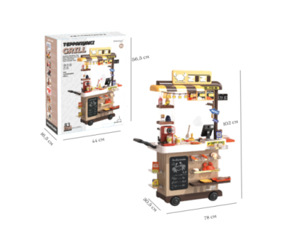 Σετ παιχνιδιού γρήγορου φαγητού Buba Teppanyaki grill 889-285