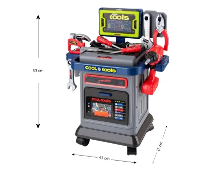 Buba 008-202 Mobile Tool Workbench, 66 pieces