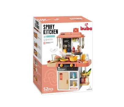 Buba 889-296 Kids’ Kitchen with Water, Steam and Sounds, peach